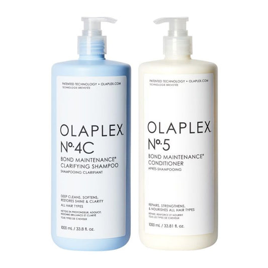 Olaplex No.4C Shampoo & No.5 Conditioner 1L Duo Bundle