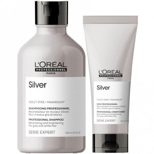 Serie Expert Silver Shampoo 300ml & Conditioner 200ml