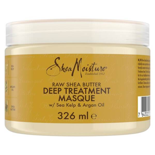 Shea Moisture Raw Shea Butter Deep Treatment Masque 326ml and Detangler 236ml