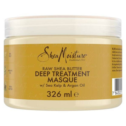 Shea Moisture Raw Shea Butter Deep Treatment Masque 326ml and Detangler 236ml